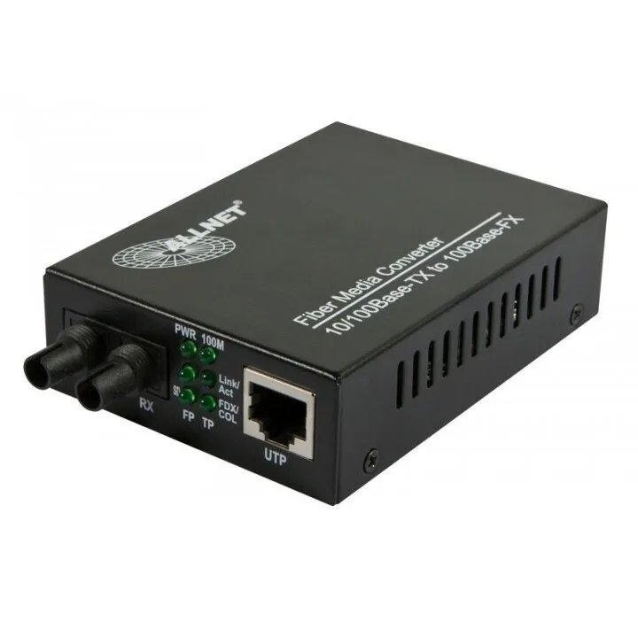 Allnet All-mc107-st-mm Network Converter 100 Mbit S Multifunctional Black - Image 1