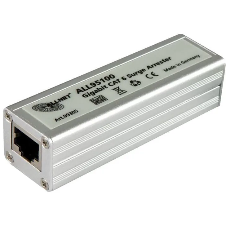 20250312112556_axesouar_diktyou_allnet_tp_cat_6_surge_lightning_surge_protector_all95100_indoor.jpeg Αξεσουάρ Δικτύου Allnet Tp Cat 6 Surge-/lightning Surge Protector All95100 Indoor - Image 1