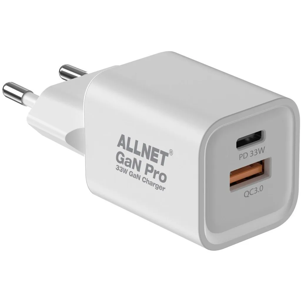 20250312112631_allnet_fortistis_choris_kalodio_gan_me_thyra_usb_a_kai_thyra_usb_c_33w_power_delivery_leykos_psu_ganpd_usb_1a1c_33w.jpeg Allnet Φορτιστής Χωρίς Καλώδιο GaN με Θύρα USB-A και Θύρα USB-C 33W Power Delivery Λευκός - Image 1