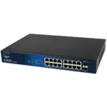 Allnet Unmanaged L2 PoE+ Switch με 16 Θύρες Gigabit (1Gbps) Ethernet και 2 SFP Θύρες