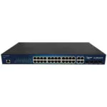 Allnet Managed L2 PoE Switch με 24 Θύρες Gigabit (1Gbps) Ethernet και 4 SFP Θύρες