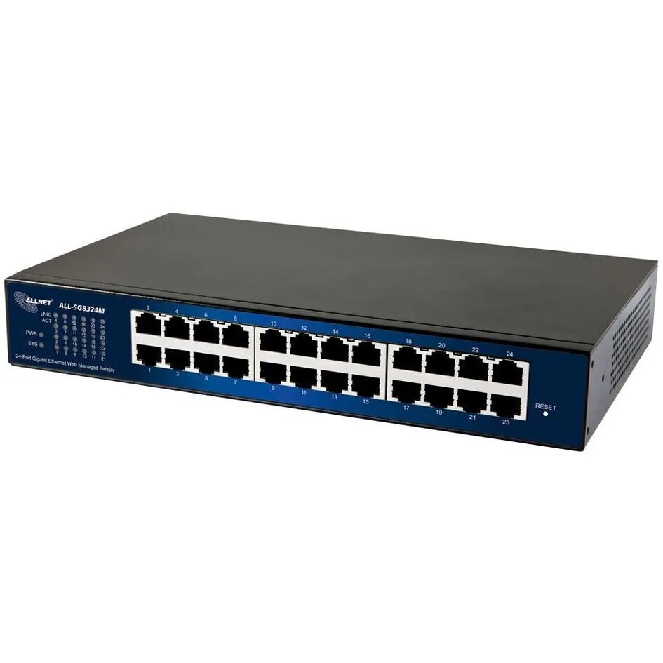 20250312120446_allnet_all_sg8324m_managed_l2_switch_me_24_thyres_gigabit_1gbps_ethernet.jpeg Allnet ALL-SG8324M Managed L2 Switch με 24 Θύρες Gigabit (1Gbps) Ethernet - Image 1