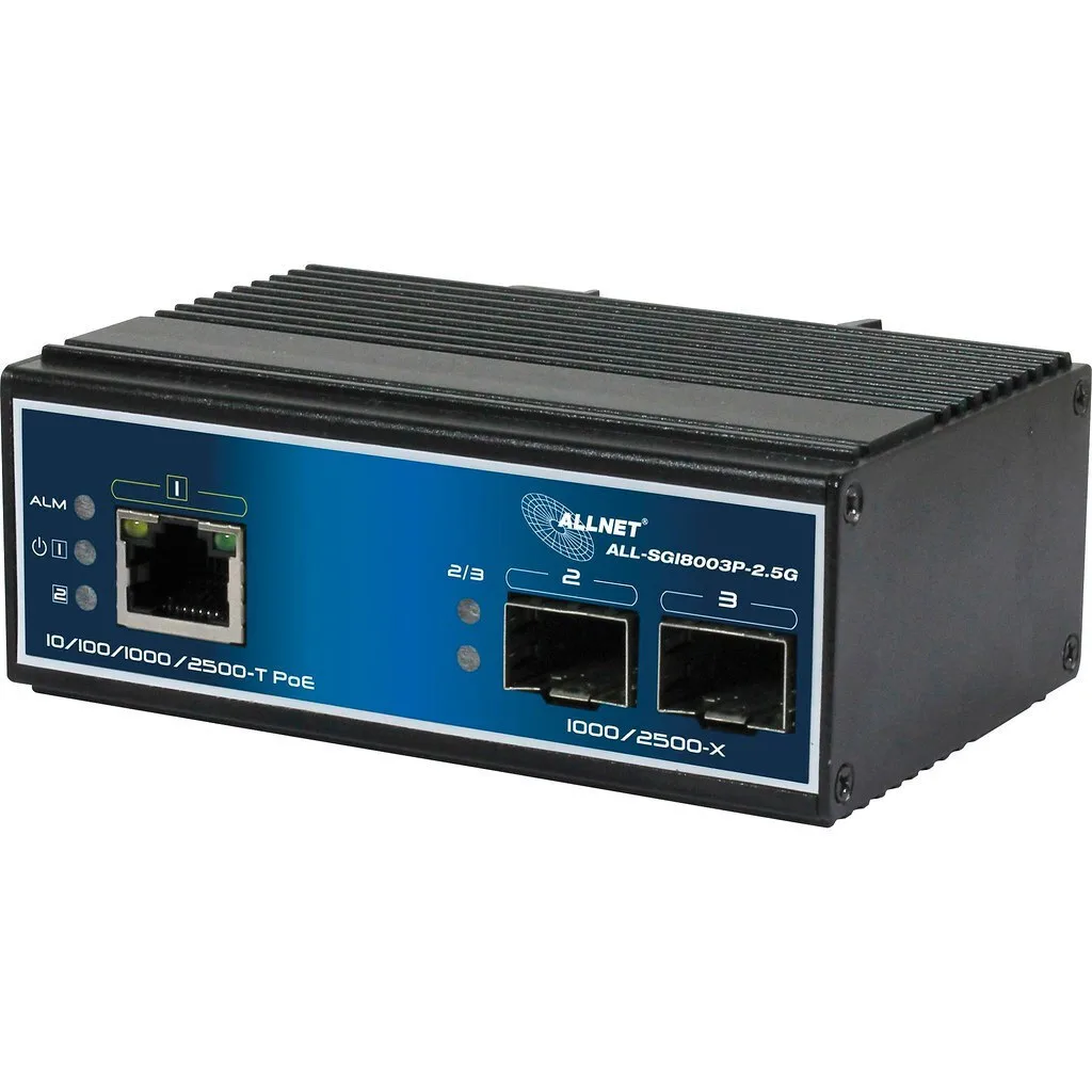 20250312120524_allnet_all_sgi8003p_2_5g_unmanaged_l2_poe_switch_me_1_thyres_ethernet_kai_2_sfp_thyres.jpeg Allnet Unmanaged L2 PoE Switch με 1 Θύρες Ethernet και 2 SFP Θύρες - Image 1