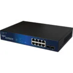 Allnet Managed L2 PoE Switch με 8 Θύρες Gigabit (1Gbps) Ethernet και 2 SFP Θύρες
