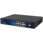 Allnet ALL-SG8610PMJ Managed L2 PoE+ Switch με 8 Θύρες Gigabit (1Gbps) Ethernet και 2 SFP Θύρες