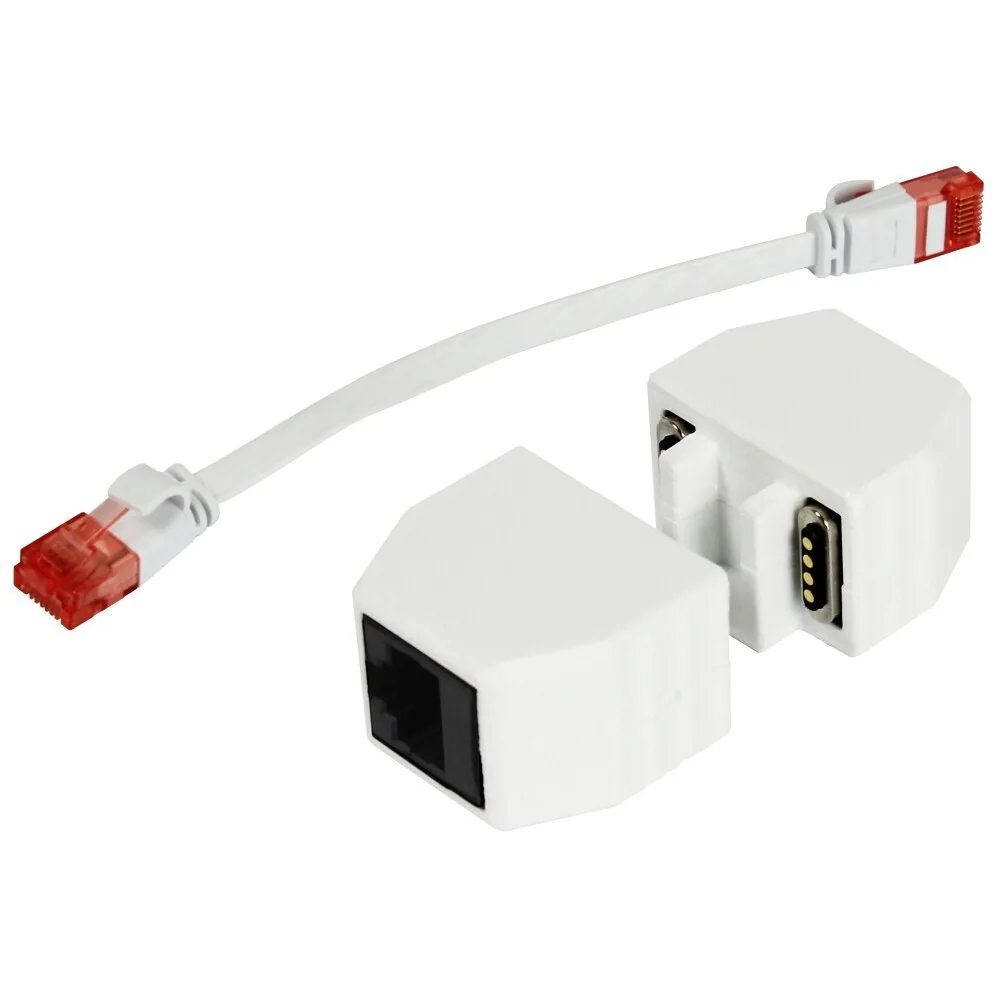 Αντάπτορας Δικτύου Allnet Tp-tp Cat6a Buchse 1:1 8-pol Rj45 Magnetic Poe Up To 10gbit - Image 1
