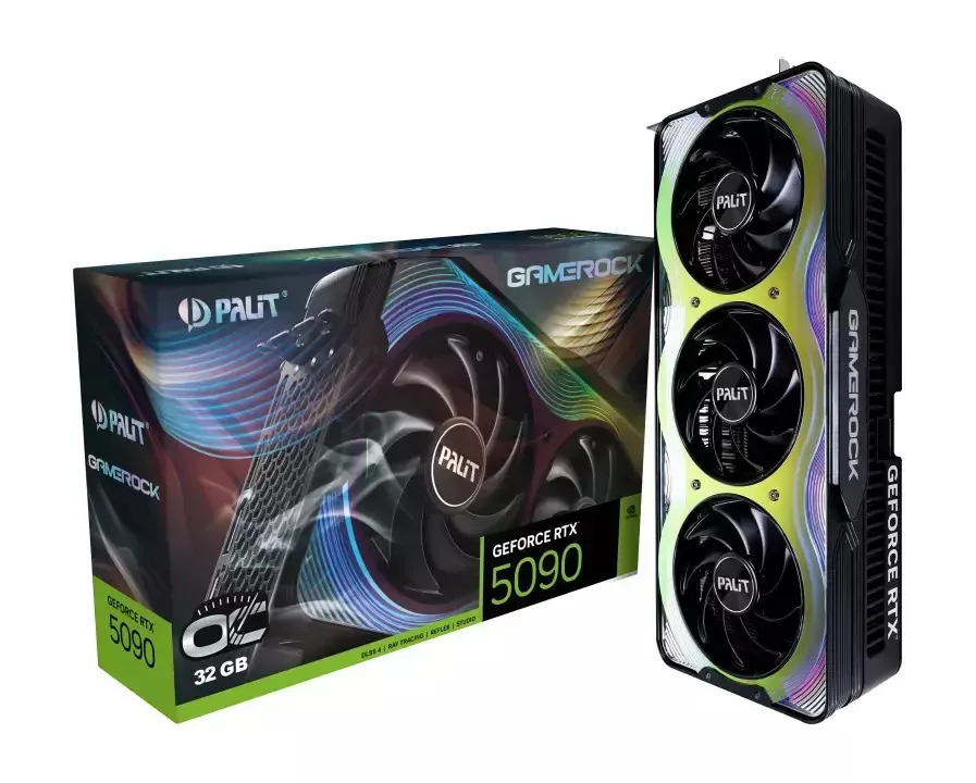 Palit GeForce RTX 5090 32GB GDDR7 GameRock OC Κάρτα Γραφικών - Image 1
