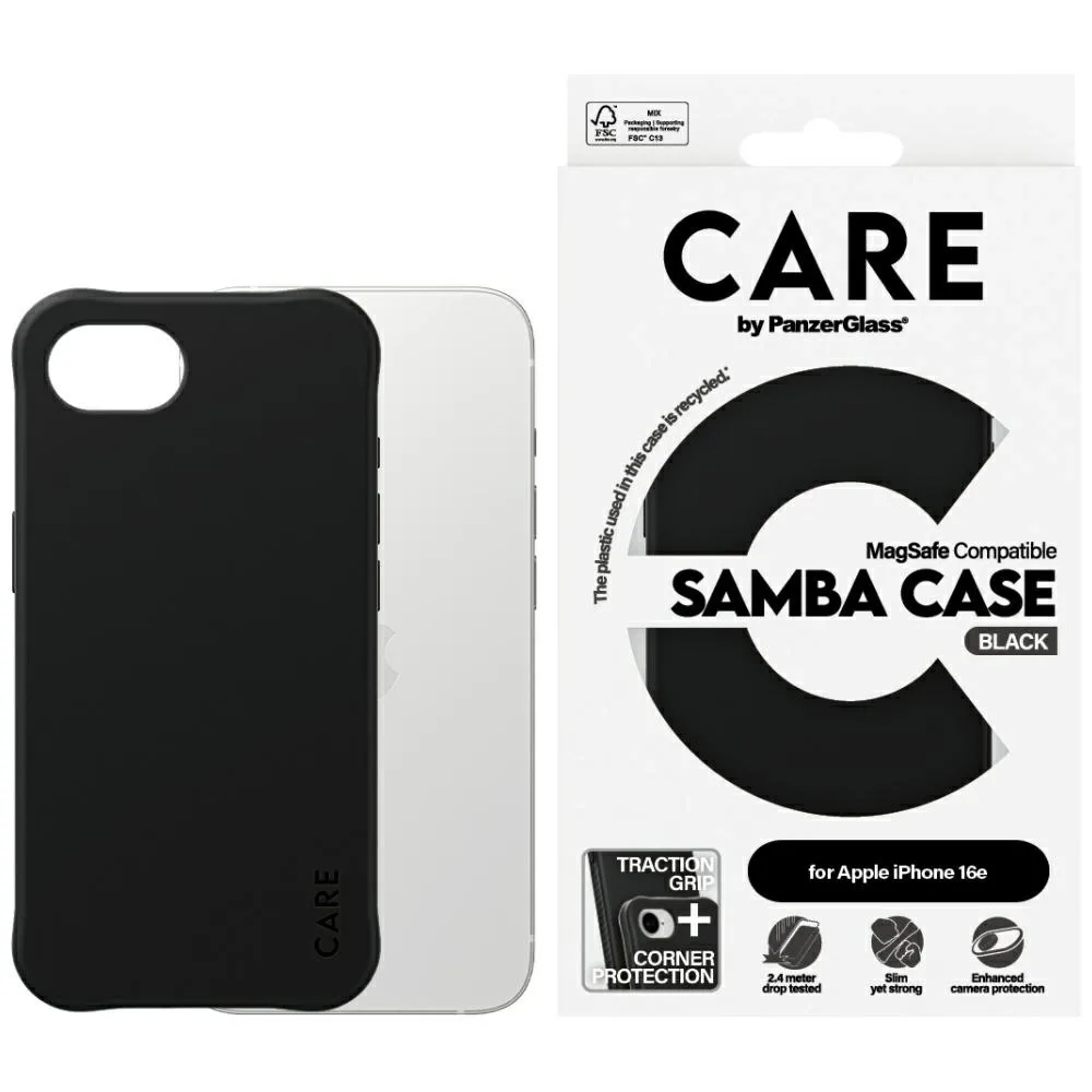 PanzerGlass Fashion Magsafe Iphone 16e Back Cover Σιλικόνης / Πλαστικό Μαύρο (iPhone 17e / 16e) CRRFBQIG29845 - Image 1