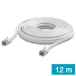Ubiquiti U/UTP Cat.6a (Gigabit) Καλώδιο Δικτύου Ethernet εξωτερικού χώρου 12m Λευκό UACC-Cable-Patch-Outdoor-C6A-12M-W