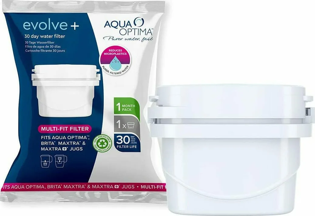 20250318141238_aqua_optima_antallaktiko_filtro_nerou_gia_kanata_apo_energo_anthraka_evolve_12tmch.jpeg Aqua Optima Ανταλλακτικό Φίλτρο Νερού για Κανάτα από Ενεργό Άνθρακα Evolve+ 12τμχ - Image 1