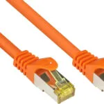 Good Connections S/FTP Cat.7 (10Gbps) Καλώδιο Δικτύου Ethernet 0.5m Πορτοκαλί 8070R-005O