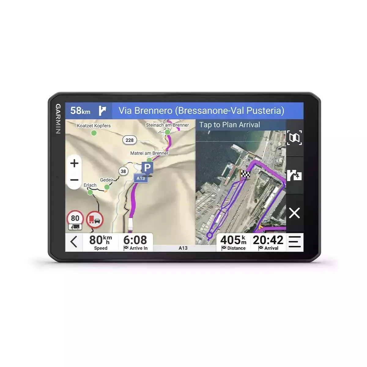 20250321151249_garmin_syskeyi_ploigisis_gps_me_othoni_8_bluetooth_usb_card_slot.jpeg Garmin Συσκευή Πλοήγησης GPS Dezl Lgv820 με Οθόνη 8" Bluetooth / USB & Card Slot - Image 1