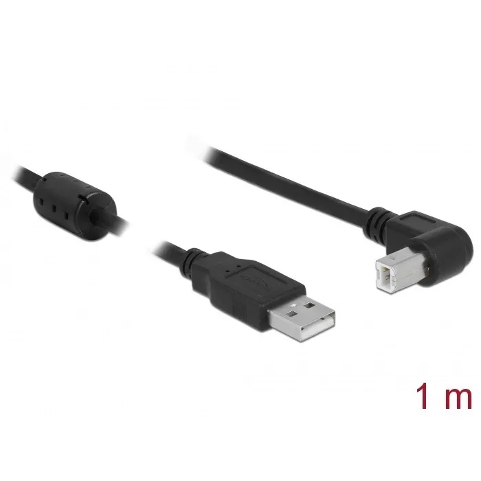 20250322125956_delock_usb_2_0_cable_usb_a_male_usb_b_male_1m_83519.jpeg DeLock USB 2.0 Cable USB-A male - USB-B male 1m (83519) - Image 1
