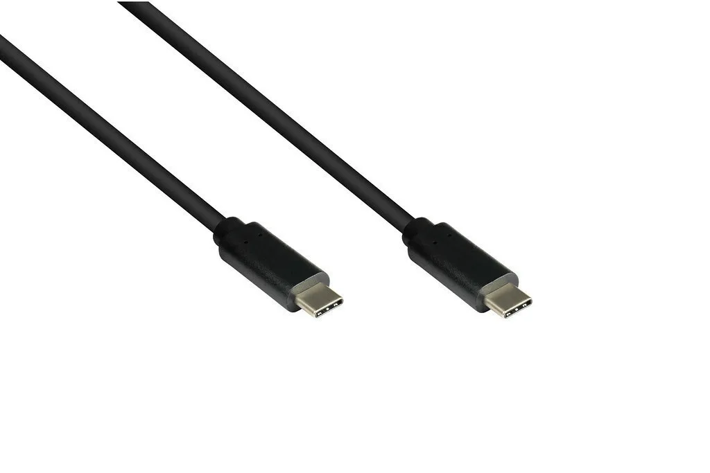 Good Connections USB 3.1 Cable USB-C male - USB-C 100W PD Μαύρο 1.5m GC-M0114 - Image 1