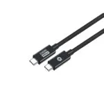 Conceptronic USB 2.0 Cable USB-C male - USB-C PD Μαύρο 1.2m ETTA04B12