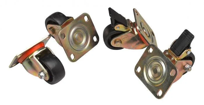 Αξεσουάρ Καμπίνες Δικτύου Equip Ezw-2 4xwheels Server Cabinets 75mm Gold - Image 1