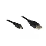 Good Connections USB 2.0 Cable USB-A male - mini USB-A male Μαύρο 0.15m 3310-AM01