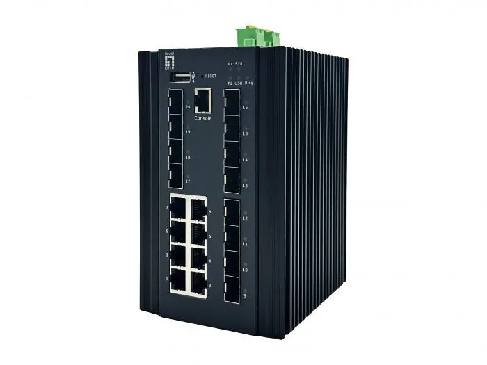 Level One IGX-2072 Managed L2 Switch με 8 Θύρες Gigabit (1Gbps) Ethernet και 12 SFP Θύρες - Image 1