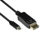 Good Connections USB 2.0 Cable USB-C male - DisplayPort 60W PD Μαύρο 5m GC-M0108