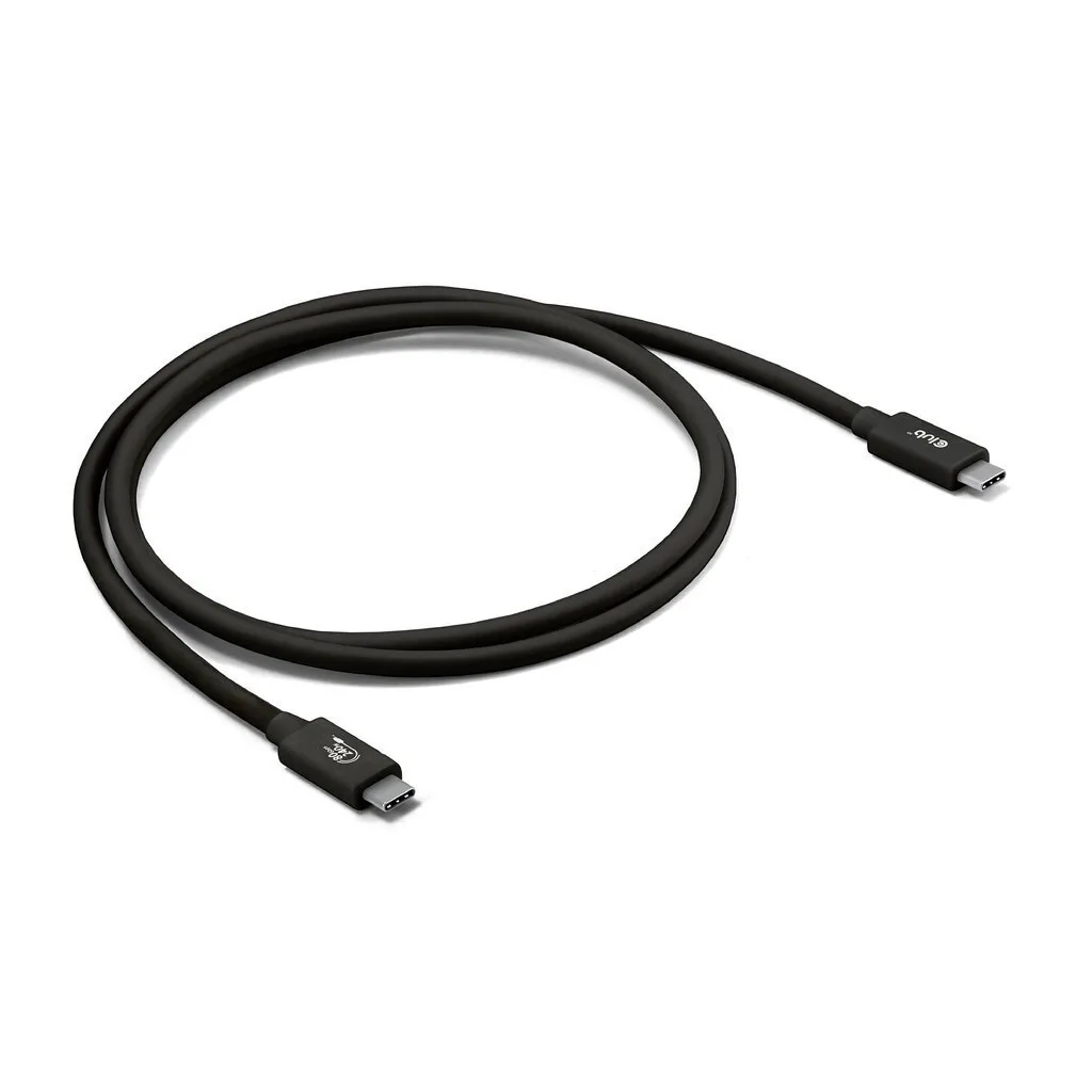 Club3D USB 2.0 Cable USB-C male - USB-C 240W PD Μαύρο 1.2m - Image 1