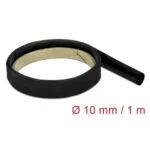 Delock Heat Shrink Tube 1m X 10mm Ratio 2:1 Black 18974