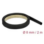 Delock Heat Shrink Tube 5m X 8mm Ratio 2:1 Black 18937