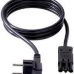 Bachmann Device Supply Cable Schuko Gst18 5m Black S1 German Type Right Angle Plug S2 Wieland Gst18/3 Female Connector