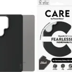 PanzerGlass Fashion Qi Back Cover Σιλικόνης Μαύρο (Galaxy S25 Ultra) CRRFBQIG38488
