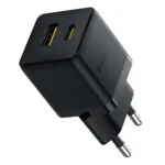 Baseus Φορτιστής Χωρίς Καλώδιο με Θύρα USB-A και Θύρα USB-C 30W Μαύρος (Palm)