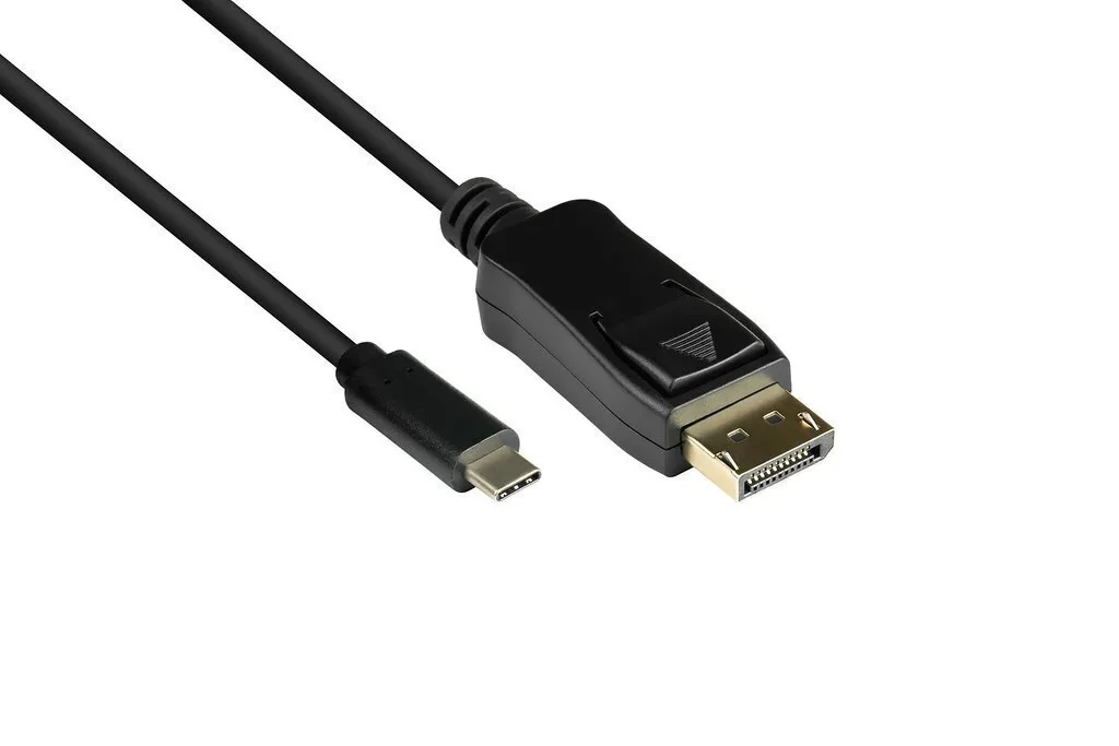 Good Connections USB 2.0 Cable USB-C male - DisplayPort Μαύρο 1m GC-M0105 - Image 1