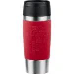 Emsa Travel Ποτήρι Θερμός Ανοξείδωτο 360ml Μαύρο με Λαβή N2020400
