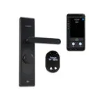 Shelly Ηλεκτρονική Κλειδαριά Loqed Touch Smart Lock σε χρώμα Μαύρο με Σύνδεση Bluetooth και Wi-Fi