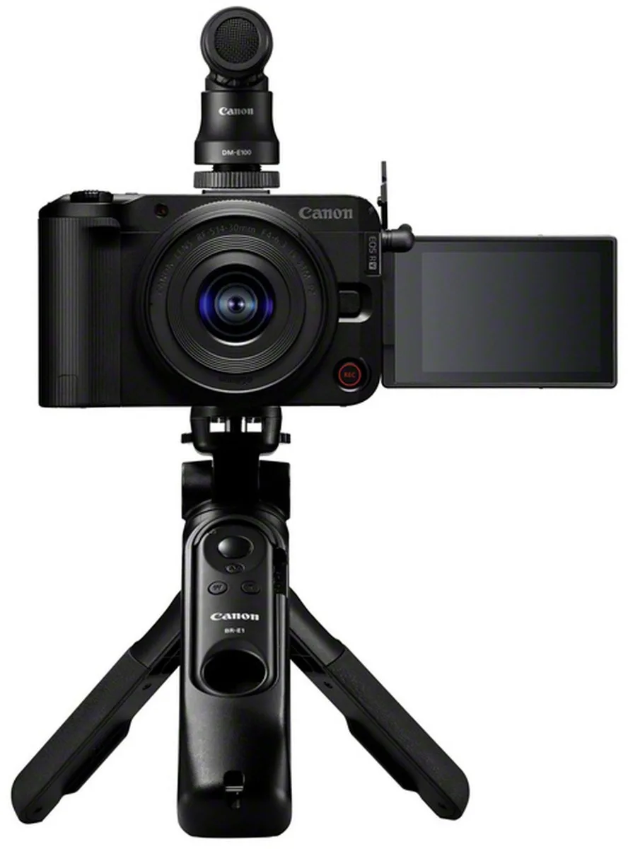 Canon EOS R50 V Content Creator Mirrorless Φωτογραφική Μηχανή Kit (RF-S 14-30mm F/4-6.3 IS STM PZ) Μαύρη - Image 1