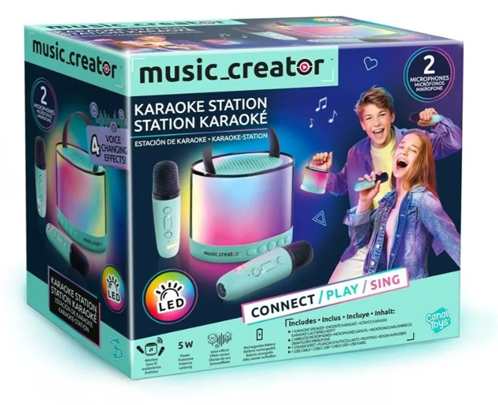 20250414125121_as_set_mousikon_organon_karaoke.jpeg AS Μουσικό Παιχνίδι Καραόκε Mini Music Creator για 6+ Ετών - Image 1