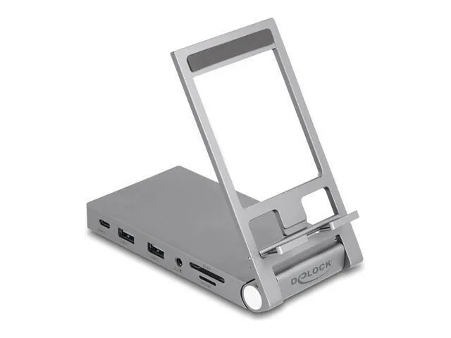 20250414125539_delock_usb_c_docking_station_me_hdmi_4k_pd_gri_88199.jpeg DeLock USB-C Docking Station με HDMI 4K PD Γκρι (88199) - Image 1
