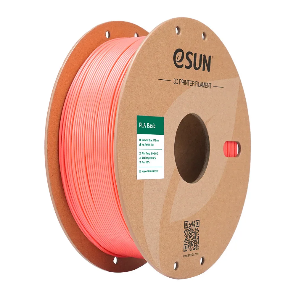 Esun PLA 3D Printer Filament 1.75mm Ροζ 1kg PLA-Basic175P1P1 1τμχ (Spool) - Image 1