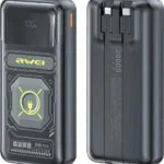 Awei P99K Power Bank 20000mAh 22.5W Μαύρο