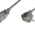 Digitus Schuko - IEC C13 Cable 0.75m Μαύρο AK-440109-008-S