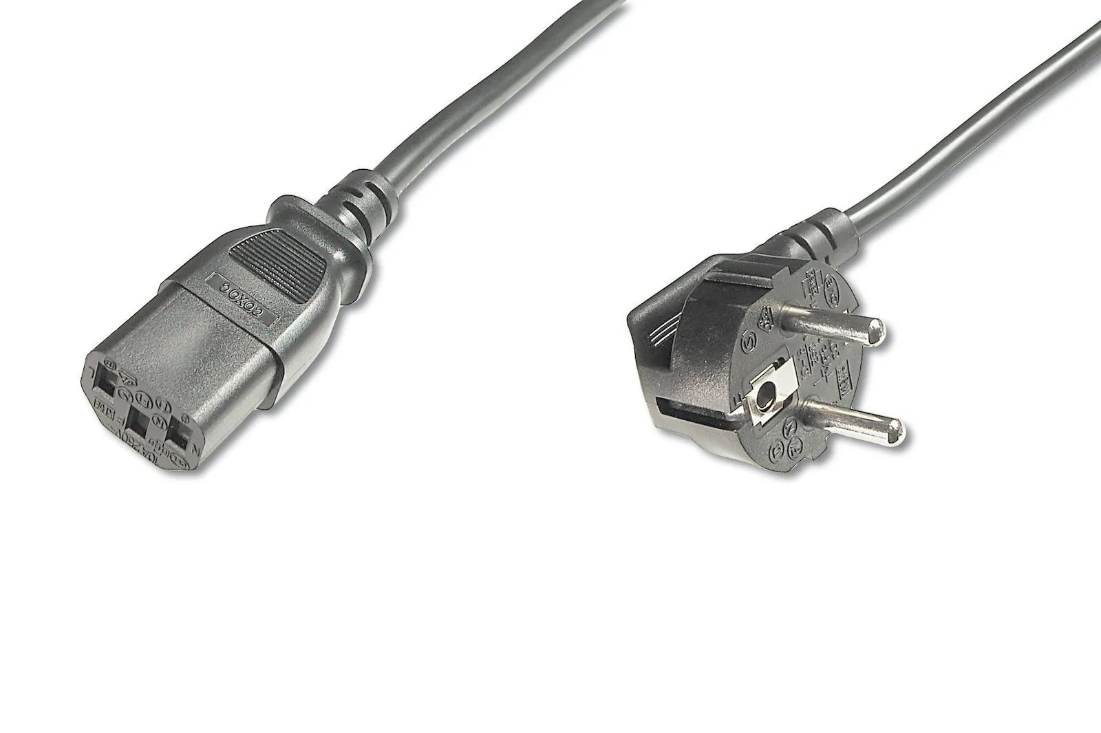 20250425164010_digitus_schuko_iec_c13_cable_0_75m_mayro_ak_440109_008_s.jpeg Digitus Schuko - IEC C13 Cable 0.75m Μαύρο AK-440109-008-S - Image 1