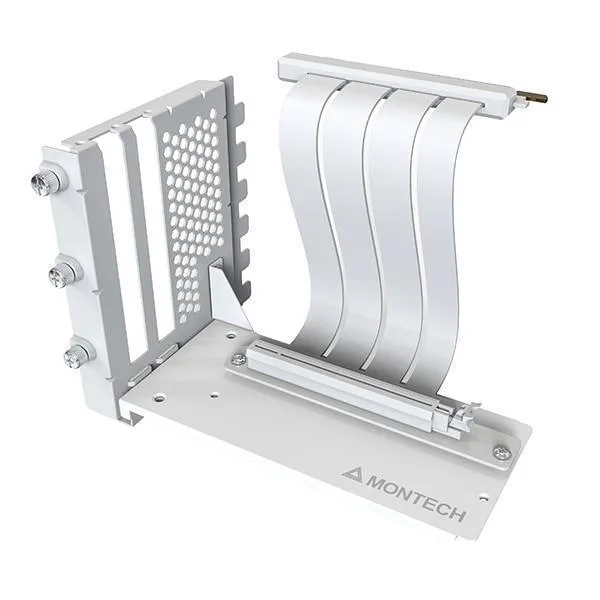 20250428124041_montech_vgm_2_video_card_riser_kit_pcie_4_0_white.jpeg Montech Vgm 2 Video Card Riser Kit Pcie 4.0 White - Image 1