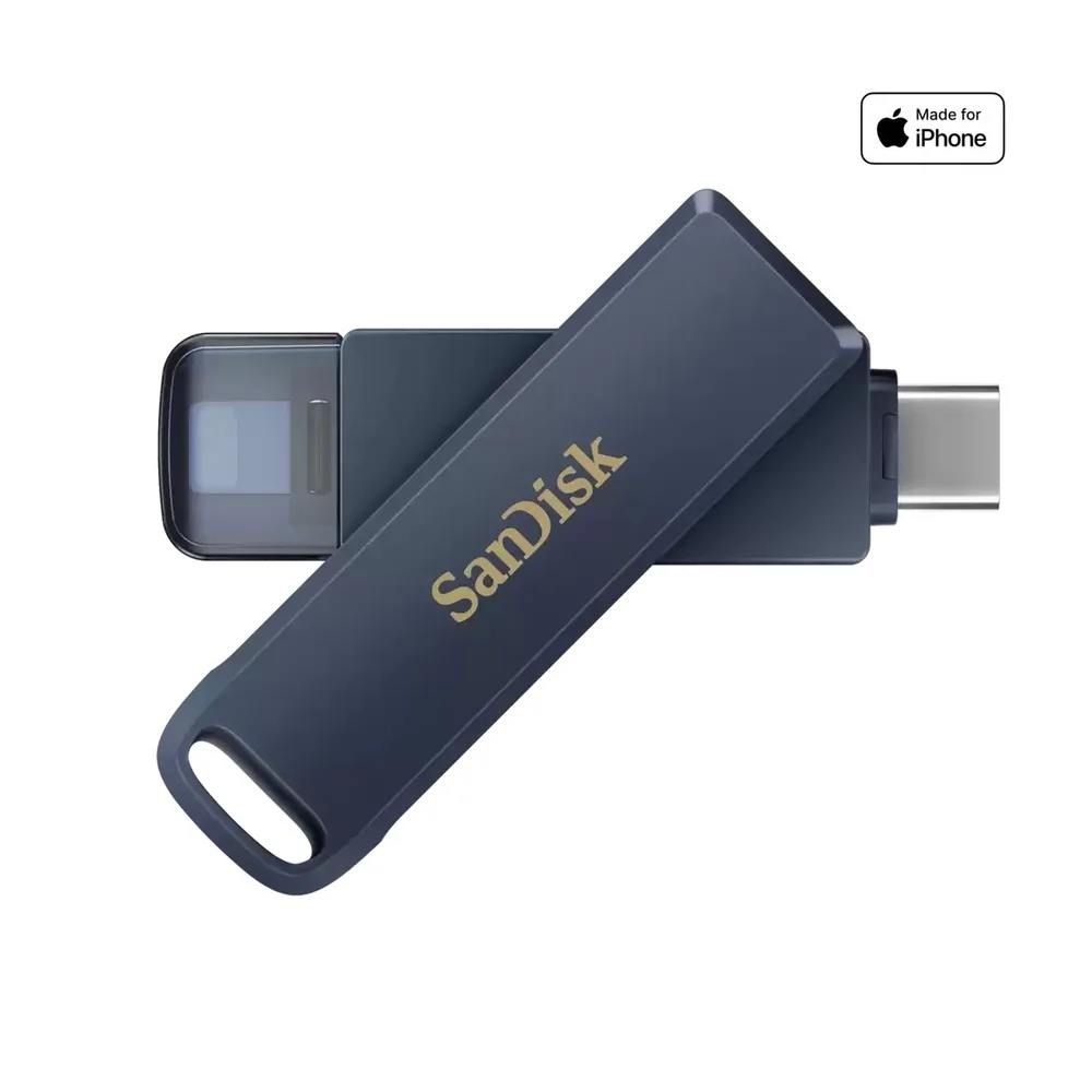Sandisk iXpand 256GB USB 2.0 Stick με σύνδεση USB-C & Lightning - Image 1