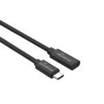 MediaRange USB 2.0 Cable USB-C male - USB-C female 60W PD Μαύρο 2m MRCS245
