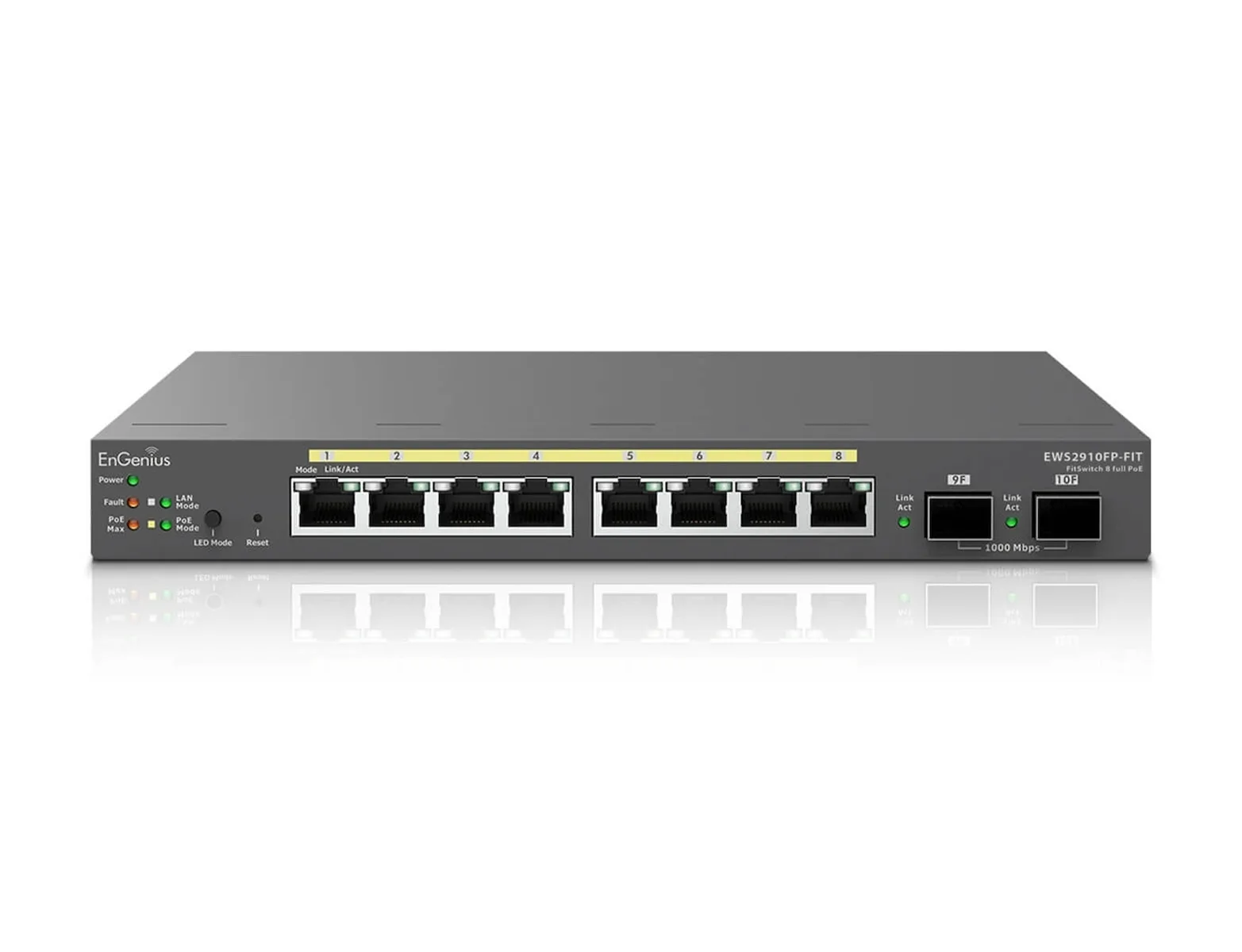 20250502162554_engenius_ews2910fp_fit_managed_l2_poe_switch_me_8_thyres_gigabit_1gbps_ethernet_kai_2_sfp_thyres.jpeg EnGenius EWS2910FP-FIT Managed L2 PoE++ Switch με 8 Θύρες Gigabit (1Gbps) Ethernet και 2 SFP Θύρες - Image 1