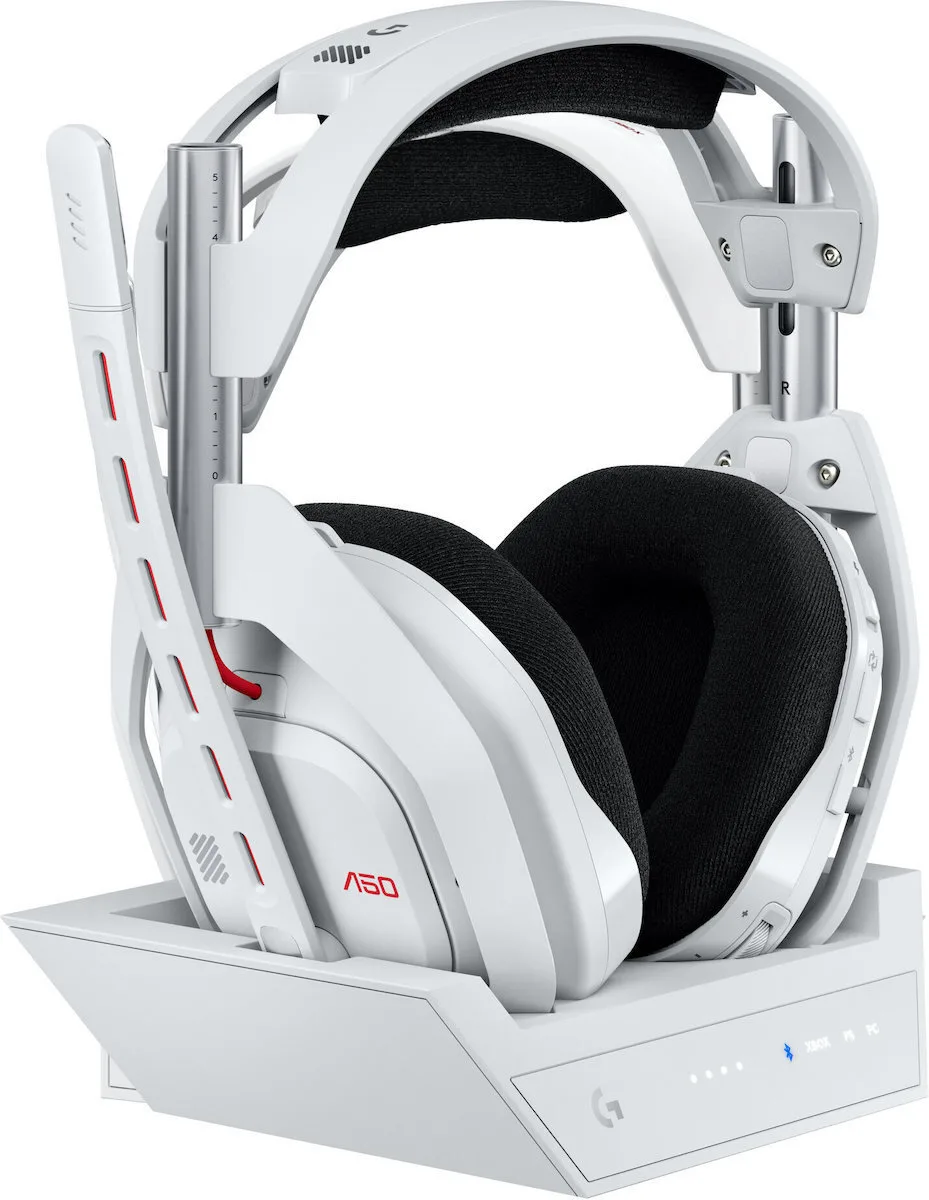 Logitech ASTRO A50 (Gen 5) Ασύρματο Over Ear Gaming Headset με σύνδεση Bluetooth / USB Λευκό for Nintendo Switch / PC / PS5 / XBOX - Image 1