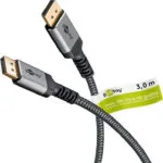 Goobay Cable DisplayPort male - DisplayPort male 3m Γκρι (75686)