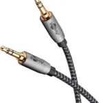 Goobay Καλώδιο Ήχου 3.5mm male - 3.5mm male Γκρι 0.5m 65272
