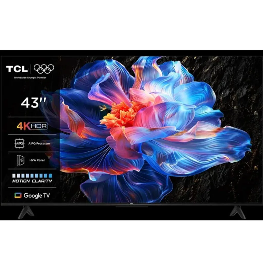 TCL Smart Τηλεόραση 43" 4K UHD LED P6K HDR (2025) 43P6K - Image 1