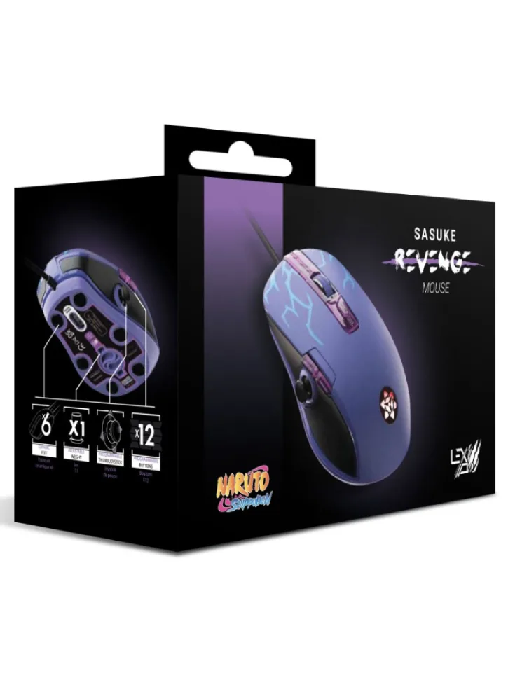 20250507140912_lexip_sasuke_naruto_shippuden_gaming_pontiki_mov.jpeg Lexip Sasuke - Naruto Shippuden Gaming Ποντίκι Μωβ - Image 1