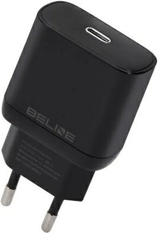 Beline Φορτιστής Χωρίς Καλώδιο με Θύρα USB-C 25W Power Delivery Μαύρος (U03) - Image 1