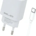 Beline Φορτιστής με Θύρα USB-C και Καλώδιο USB-C - USB-C 20W Power Delivery Λευκός (U03)